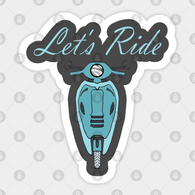 Let's Ride Sticker by Gringoface